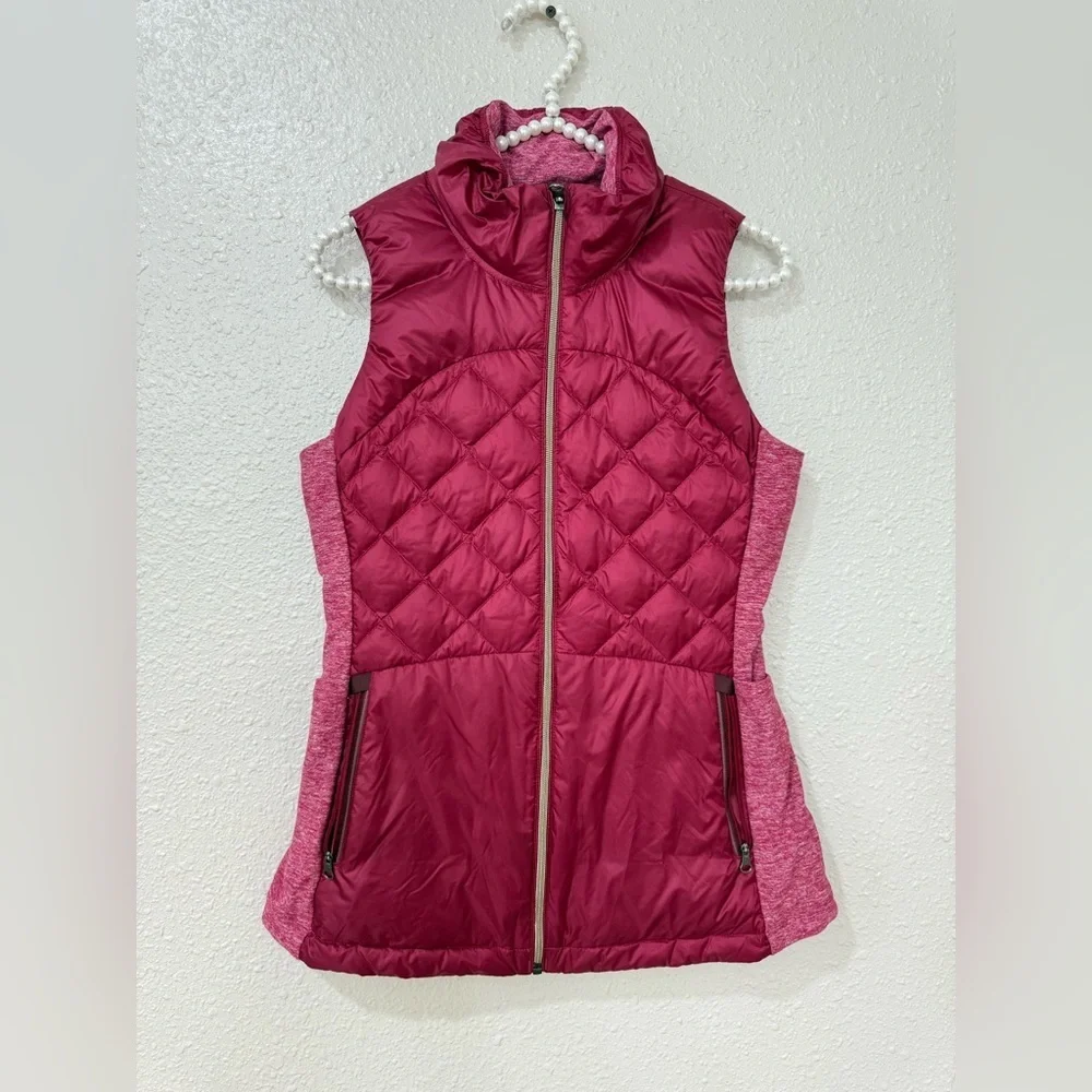 Lululemon Down For A Run Vest Berry Rumble Pink Sz 6 Small S